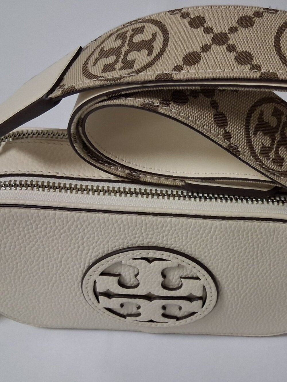 Tory Burch Miller Mini Crossbody Bag New Ivory - Picture 3 of 9